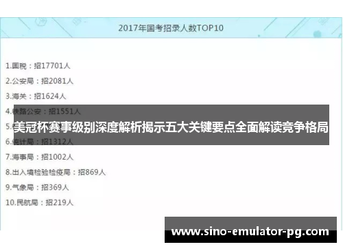美冠杯赛事级别深度解析揭示五大关键要点全面解读竞争格局 美冠杯赛事级别深度解析揭示五大关键要点全面解读竞争格局